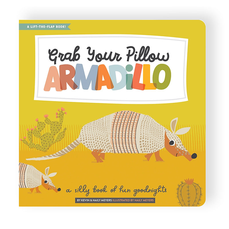 Grab Your Pillow, Armadillo Storybook and Plush Set