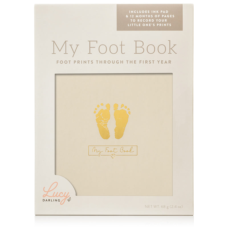 My Foot Book: Foot Prints Through the First Year – Lucy Darling Wholesale