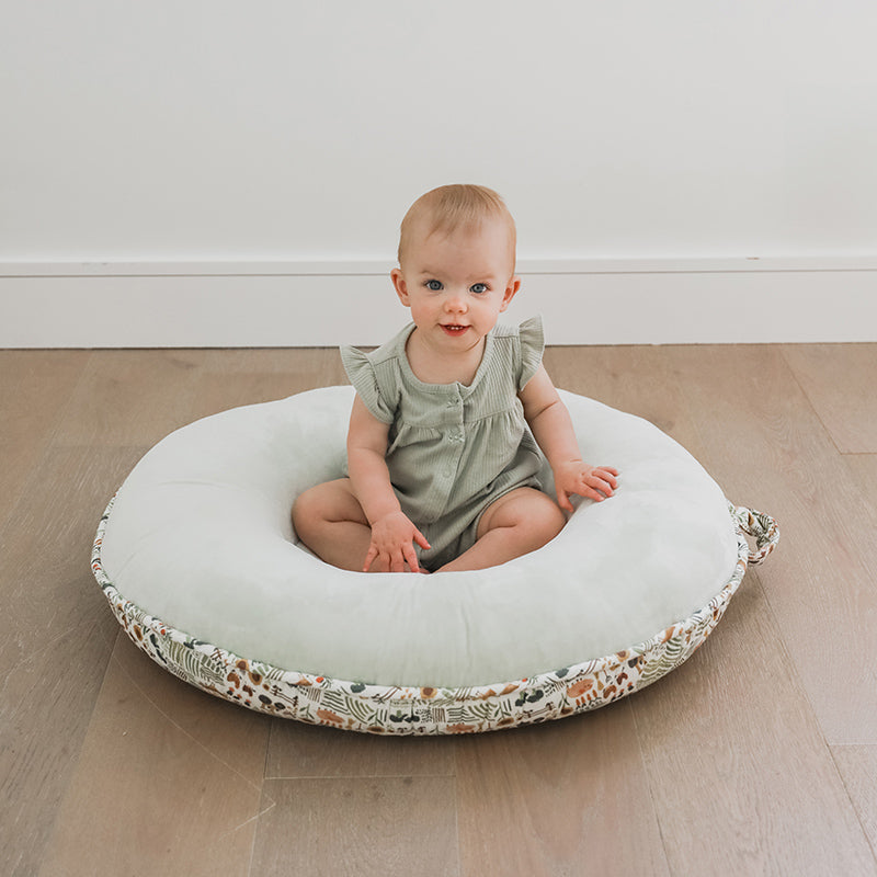 GooseWaddle x Lucy Darling Pello Multi-use Luxe -Toddler Floor Pillow/Play Mat/Lounger - Little Farmer